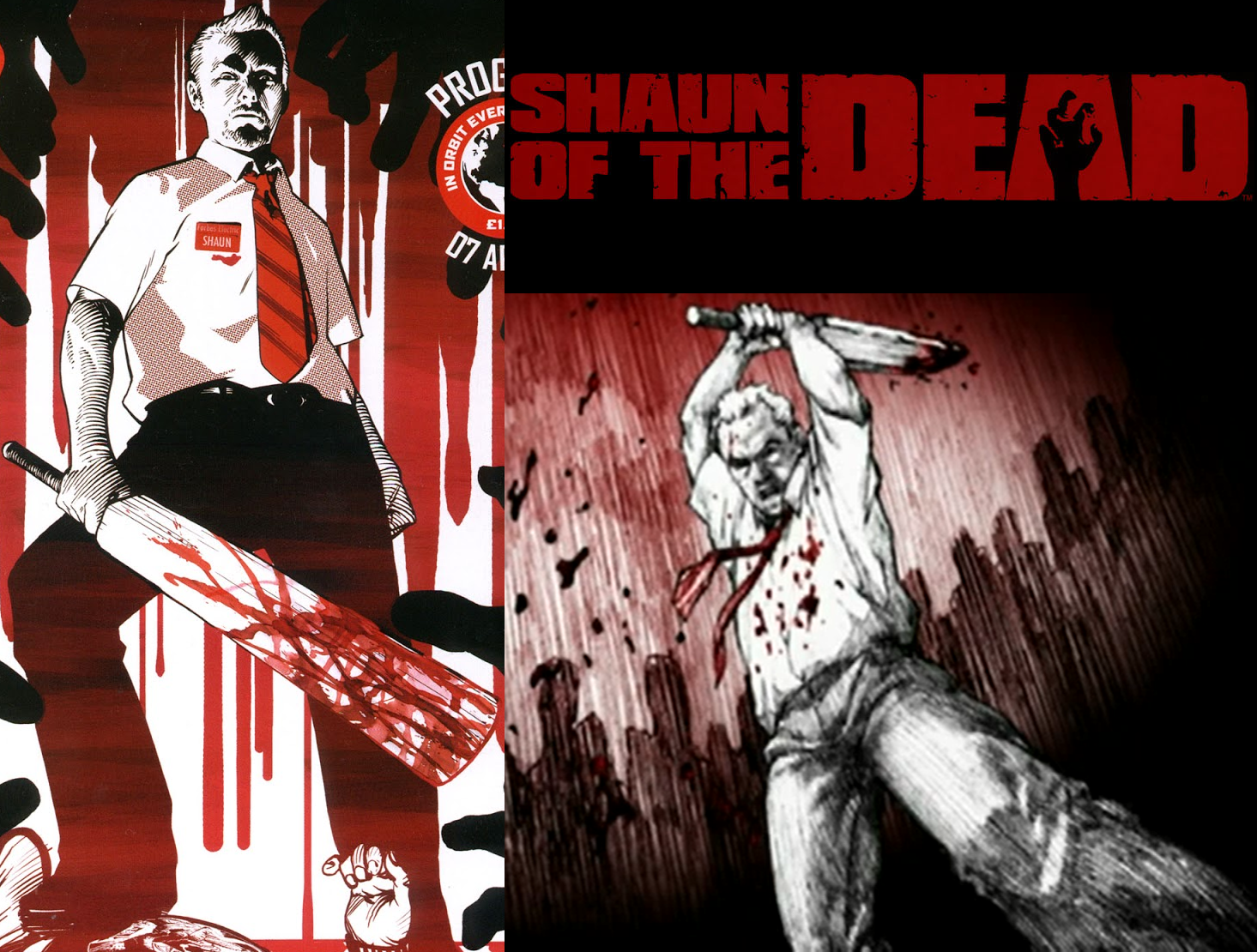 Love, Pints & Red All Over: Bonus Shaun Of The Dead Comics