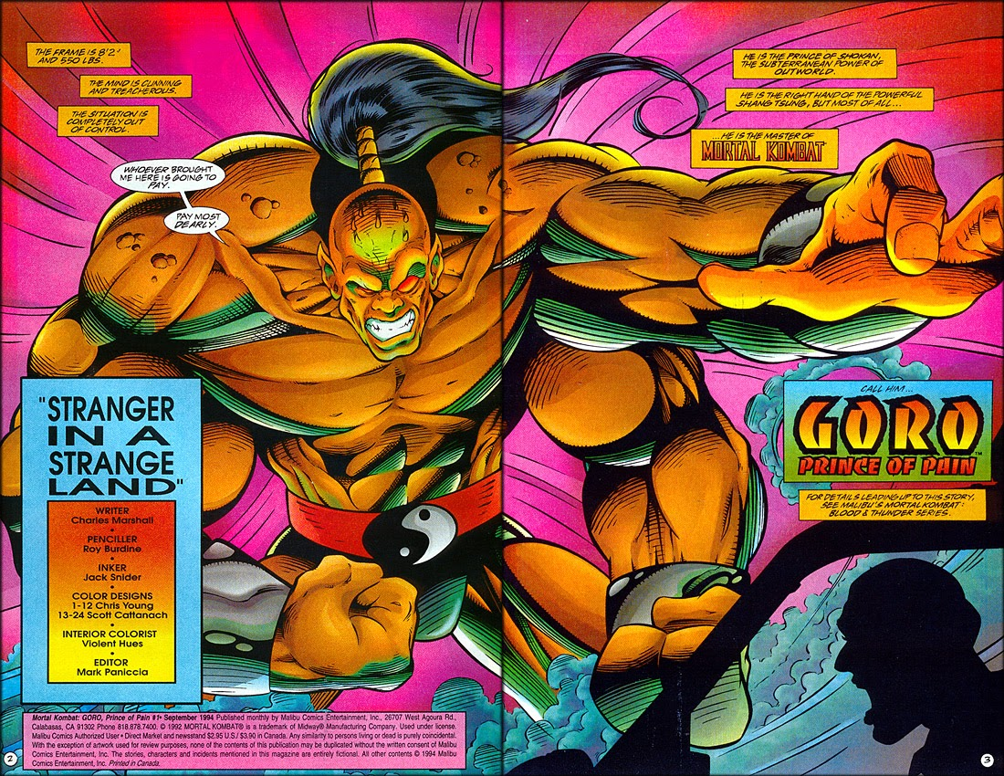Mortal Kombat-Goro, Prince Of Pain #1-What Am I Doing Here