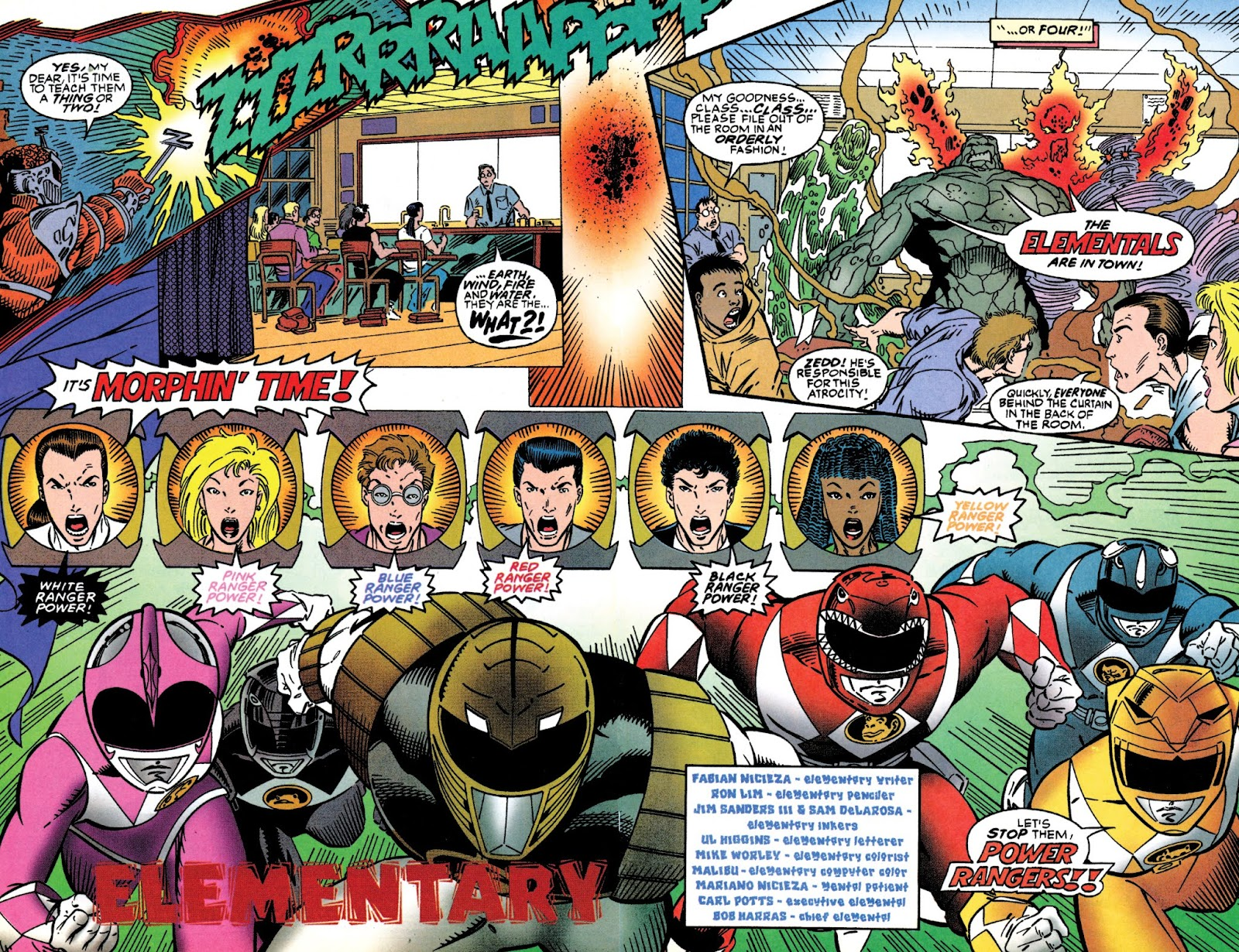 Marvel’s MMPR #6-There’s A New Lesson In Session! – Casual Comix Critique