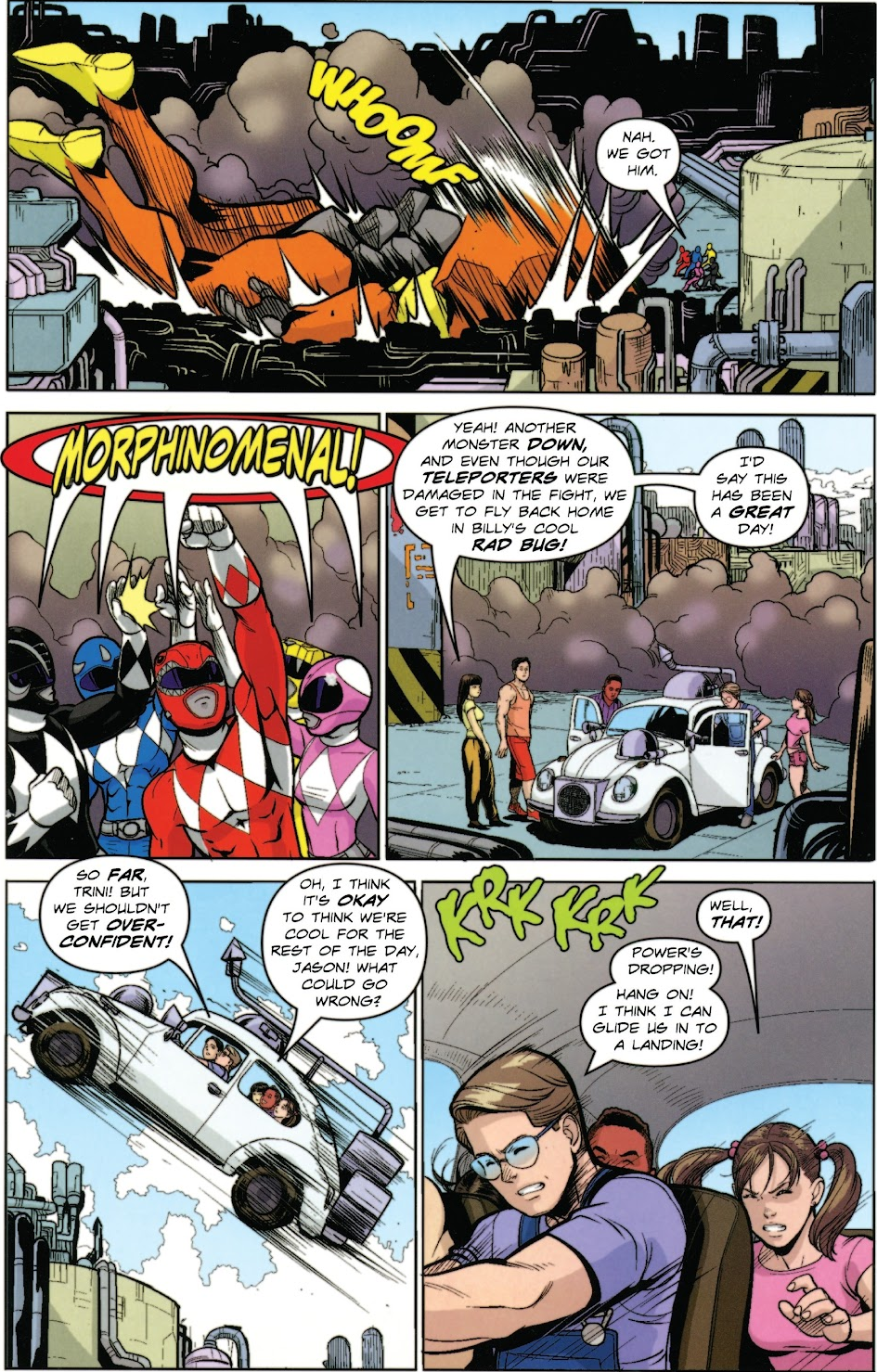 MMPR Going Green-Ride On, Rad Bug! – Casual Comix Critique